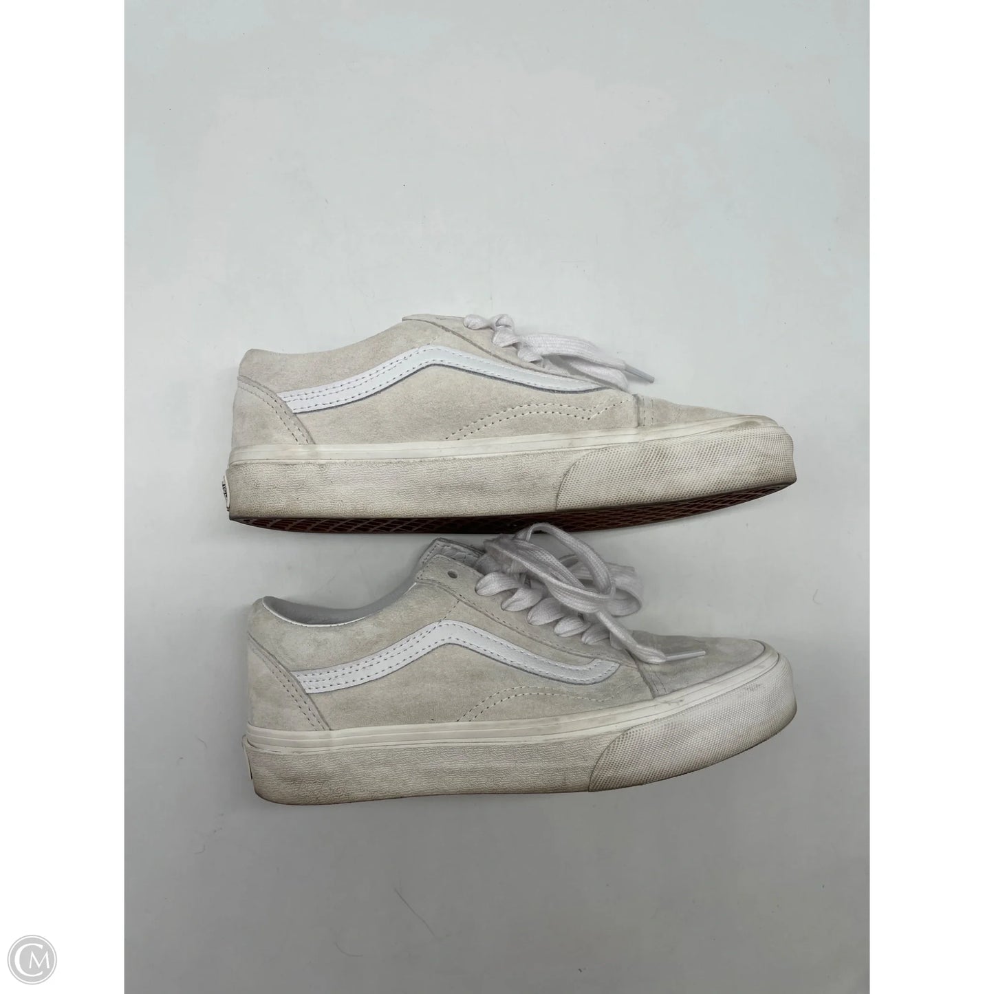 Shoes Athletic By Vans In White, Size: 6