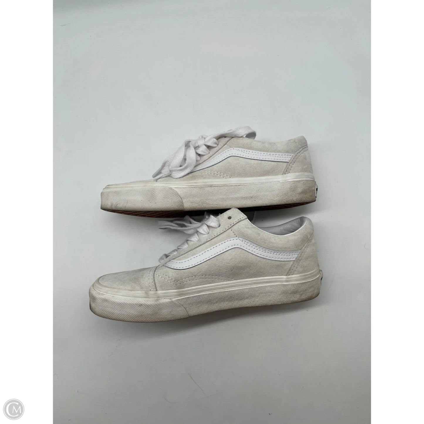 Shoes Athletic By Vans In White, Size: 6