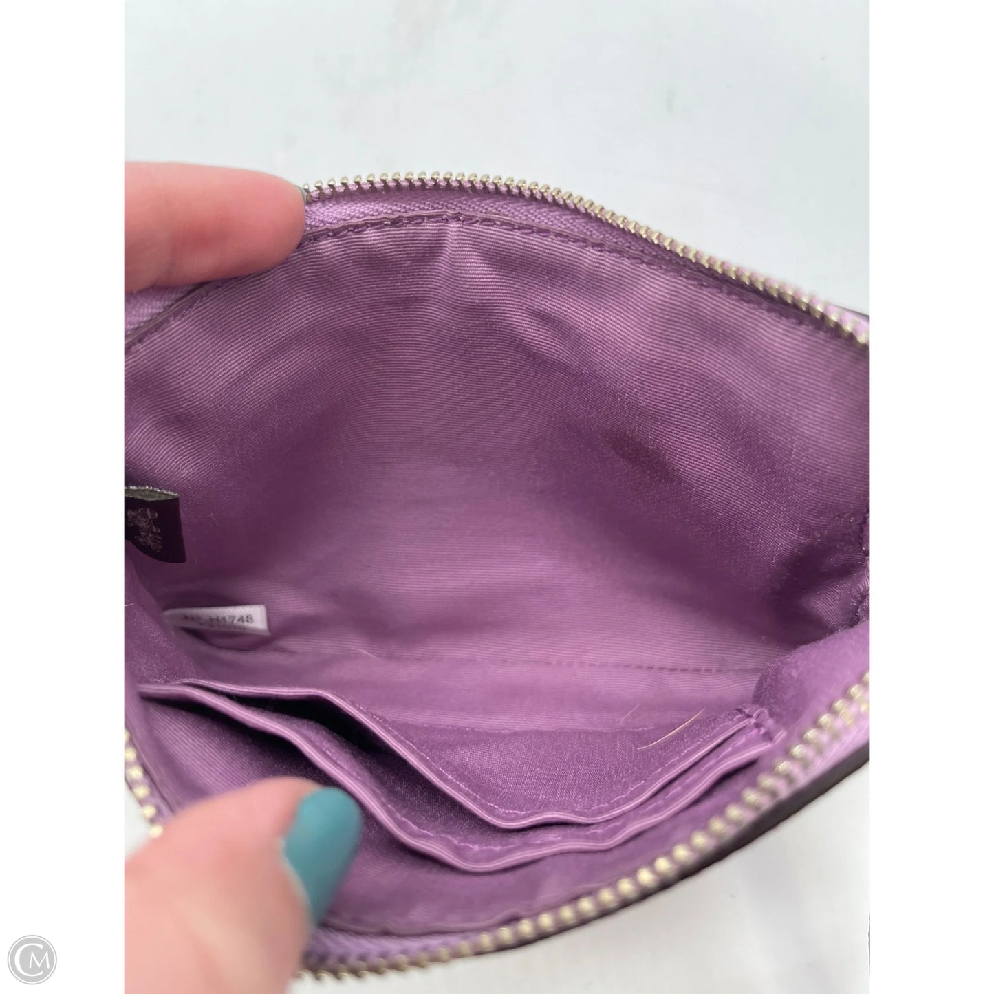 Wristlet Designer By Coach, Size: Medium