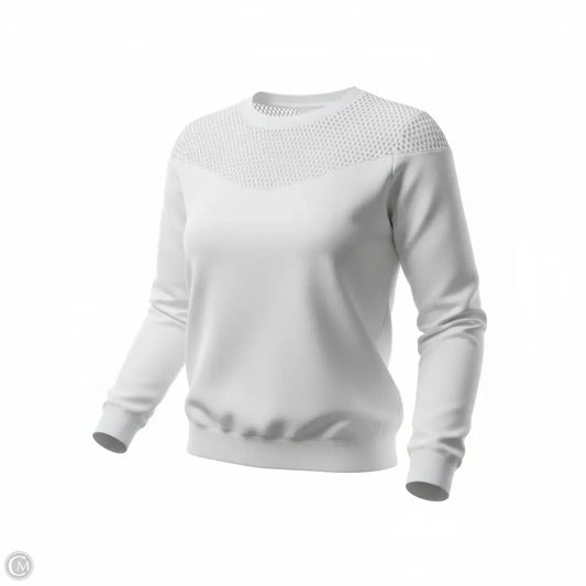 Top Long Sleeve Designer By Lilly Pulitzer In White, Size: S