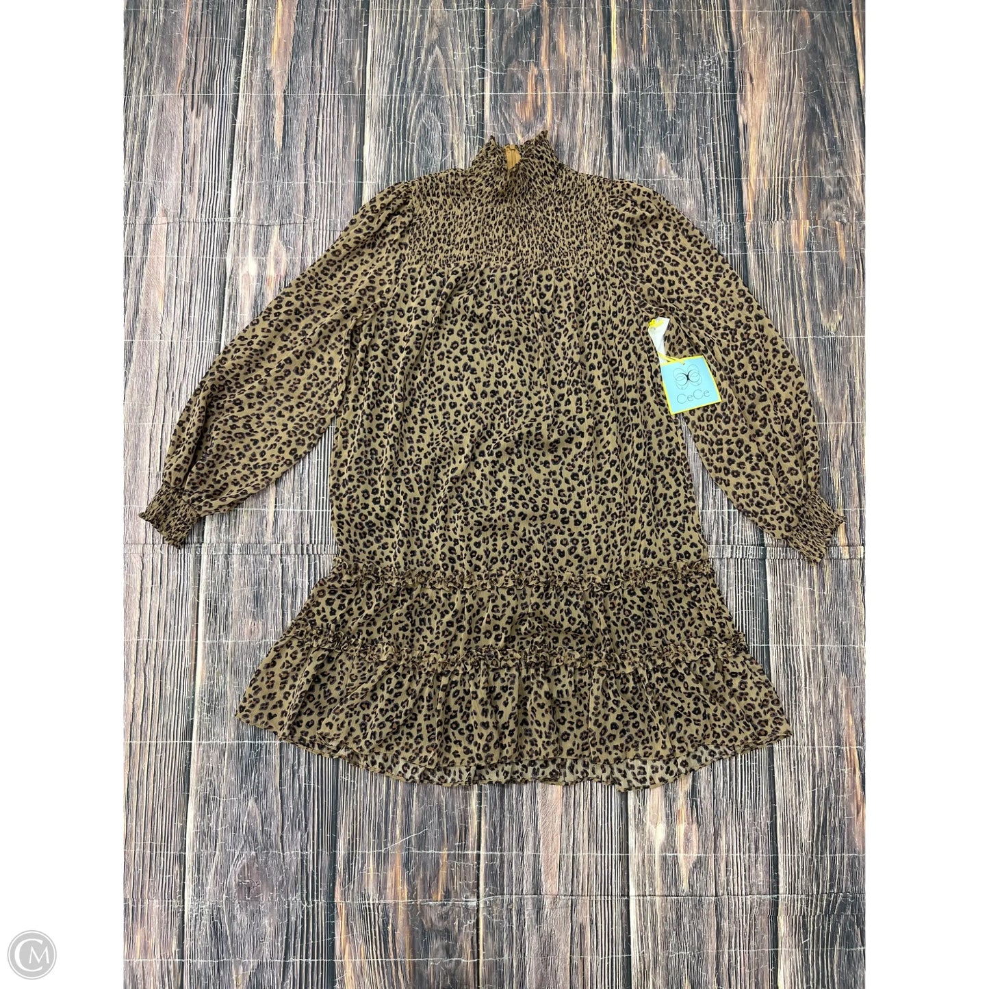 Dress Casual Midi By Cece In Animal Print, Size: M