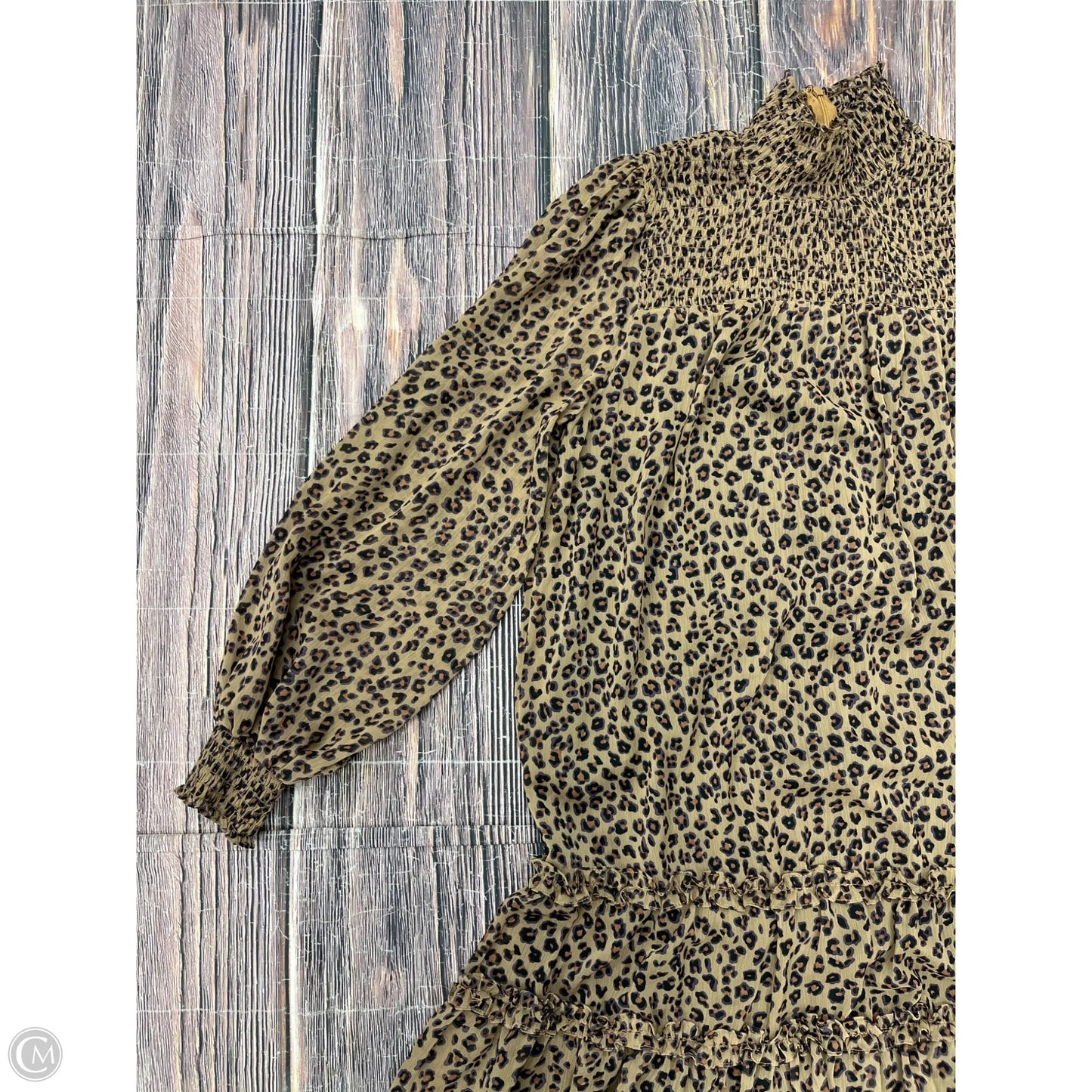 Dress Casual Midi By Cece In Animal Print, Size: M
