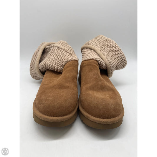 Boots Designer By Ugg In Brown, Size: 9