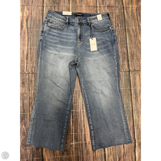 Jeans Wide Leg By Judy Blue In Blue Denim, Size: 16