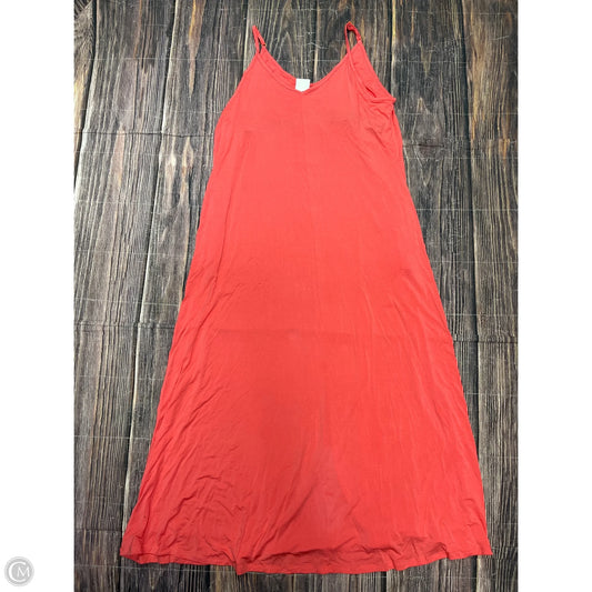 Dress Casual Maxi By Clothes Mentor In Orange, Size: Xl