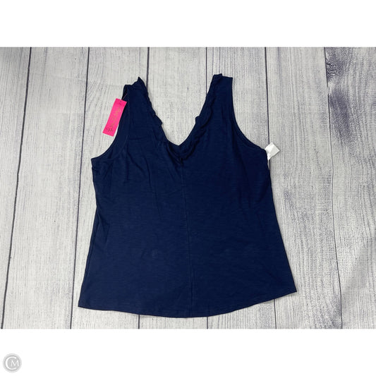 Tank Top Designer By Lilly Pulitzer In Blue, Size: 1x