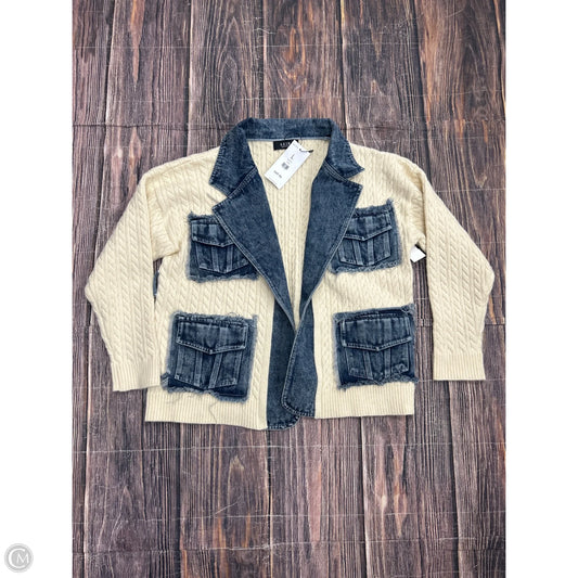 Cardigan By Akira In Cream, Size: L