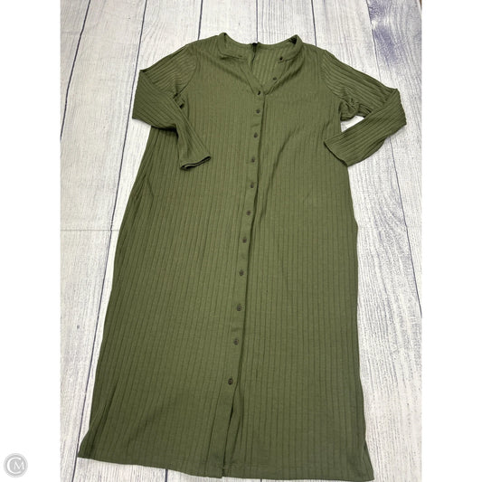 Dress Casual Maxi By Old Navy In Green, Size: 3x