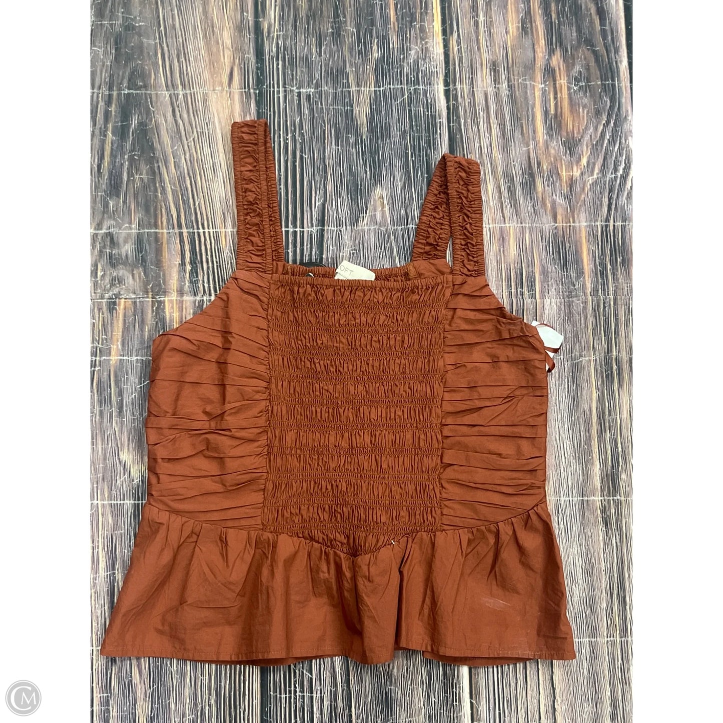 Tank Top By Loft In Brown, Size: M