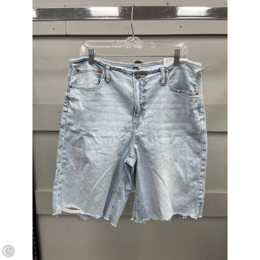 Shorts By American Eagle In Blue Denim, Size: 14