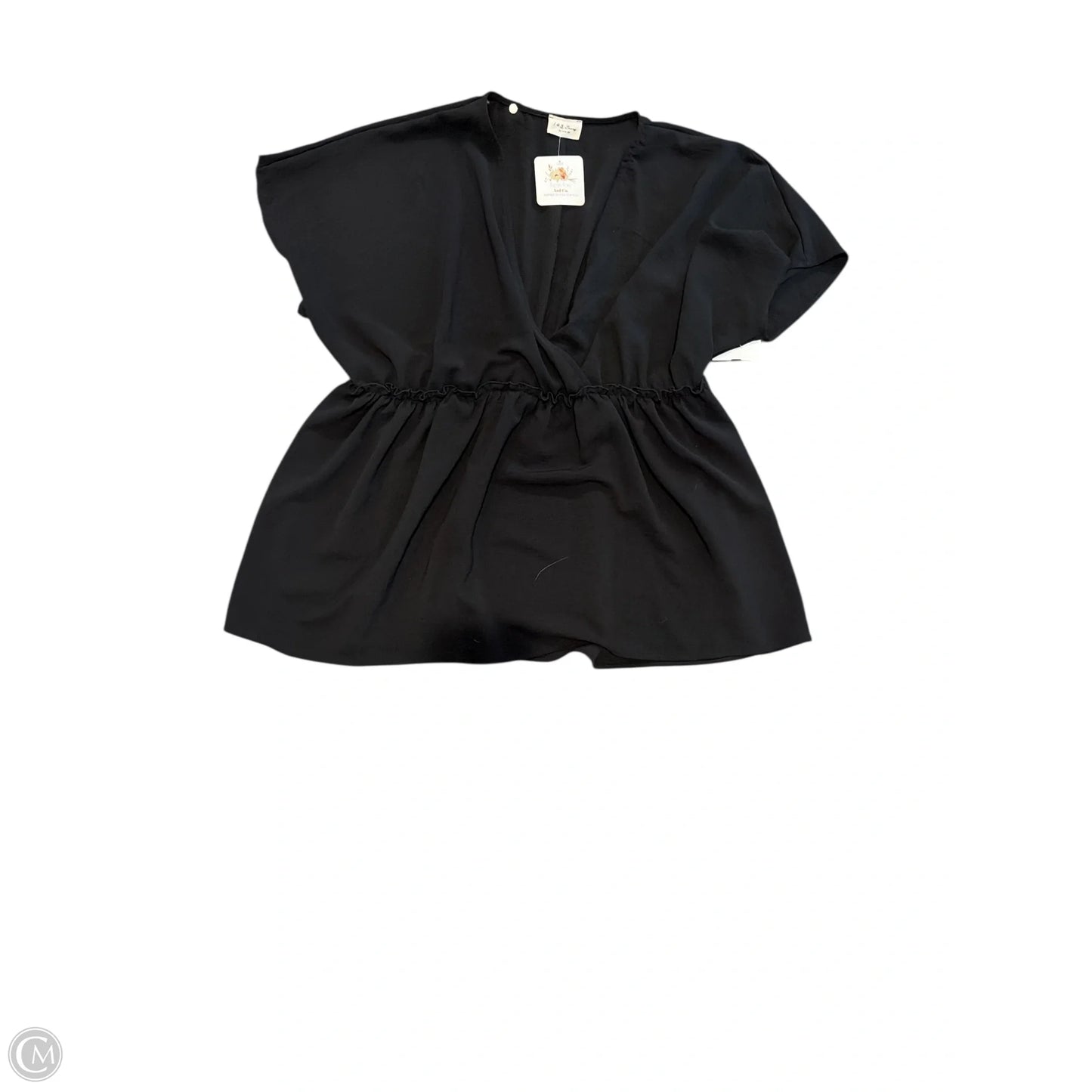 Top Short Sleeve By 143 Story In Black, Size: 2x
