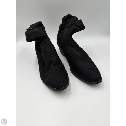 Boots Ankle Heels By So In Black, Size: 10