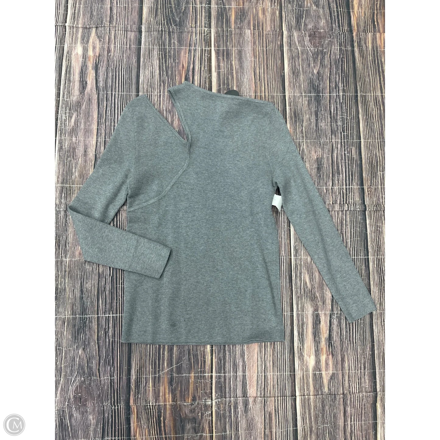 Sweater By Clothes Mentor In Grey, Size: L