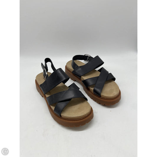 Sandals Flats By Timberland In Black & Brown, Size: 7