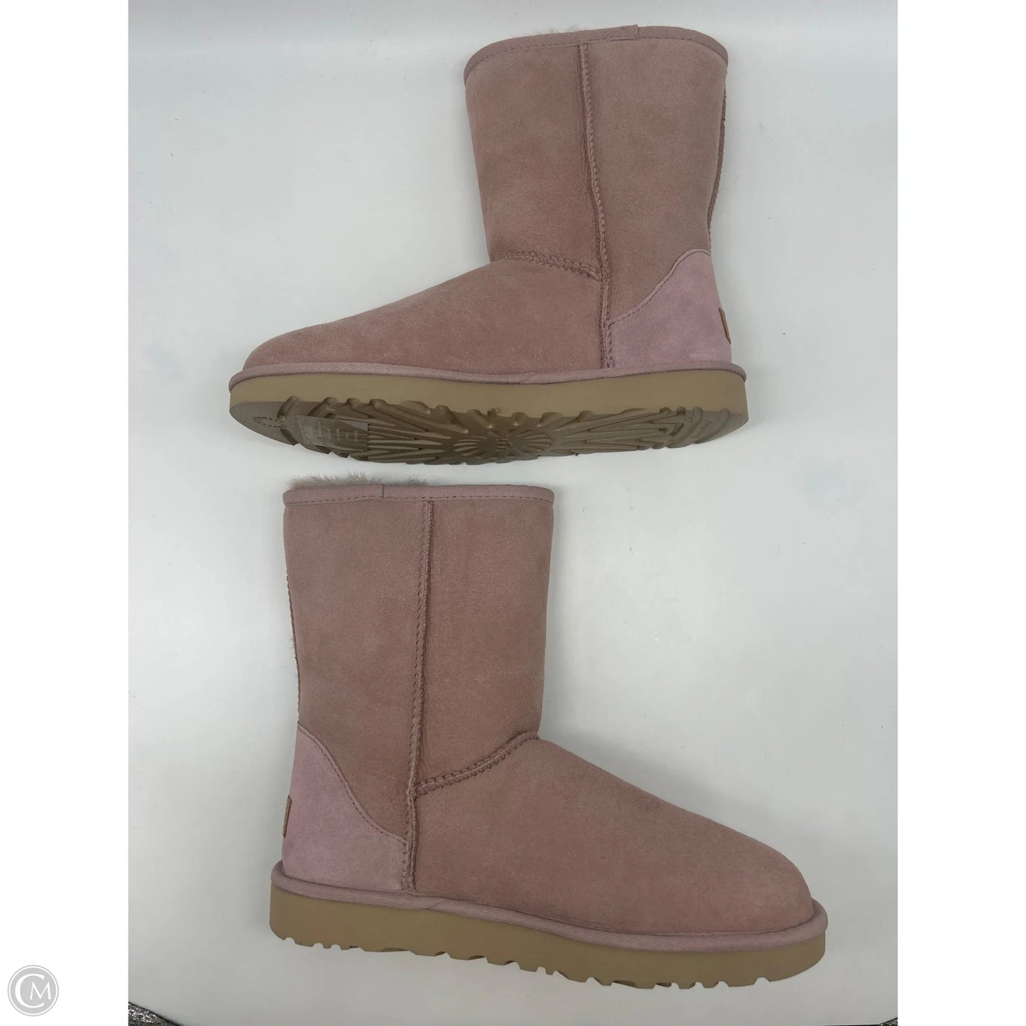 Boots Designer By Ugg In Pink, Size: 8
