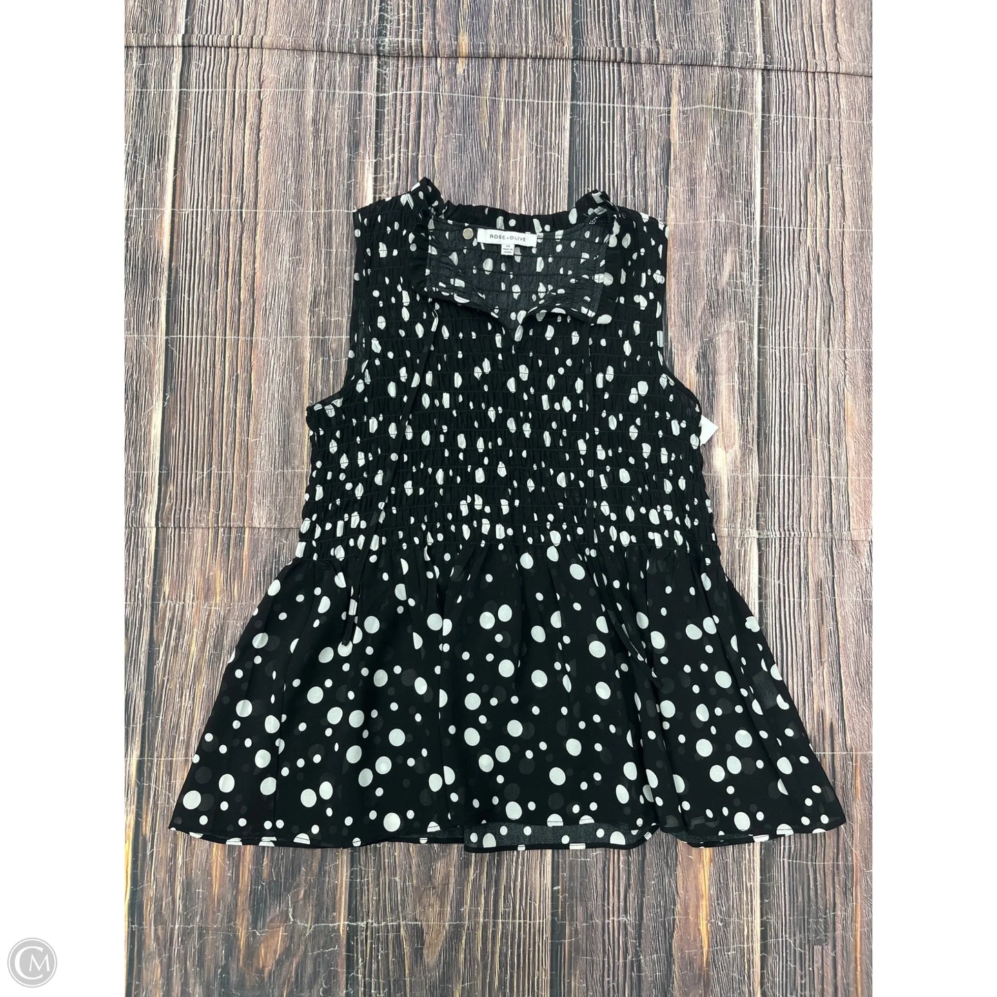 Tank Top By Rose And Olive In Black, Size: Xs