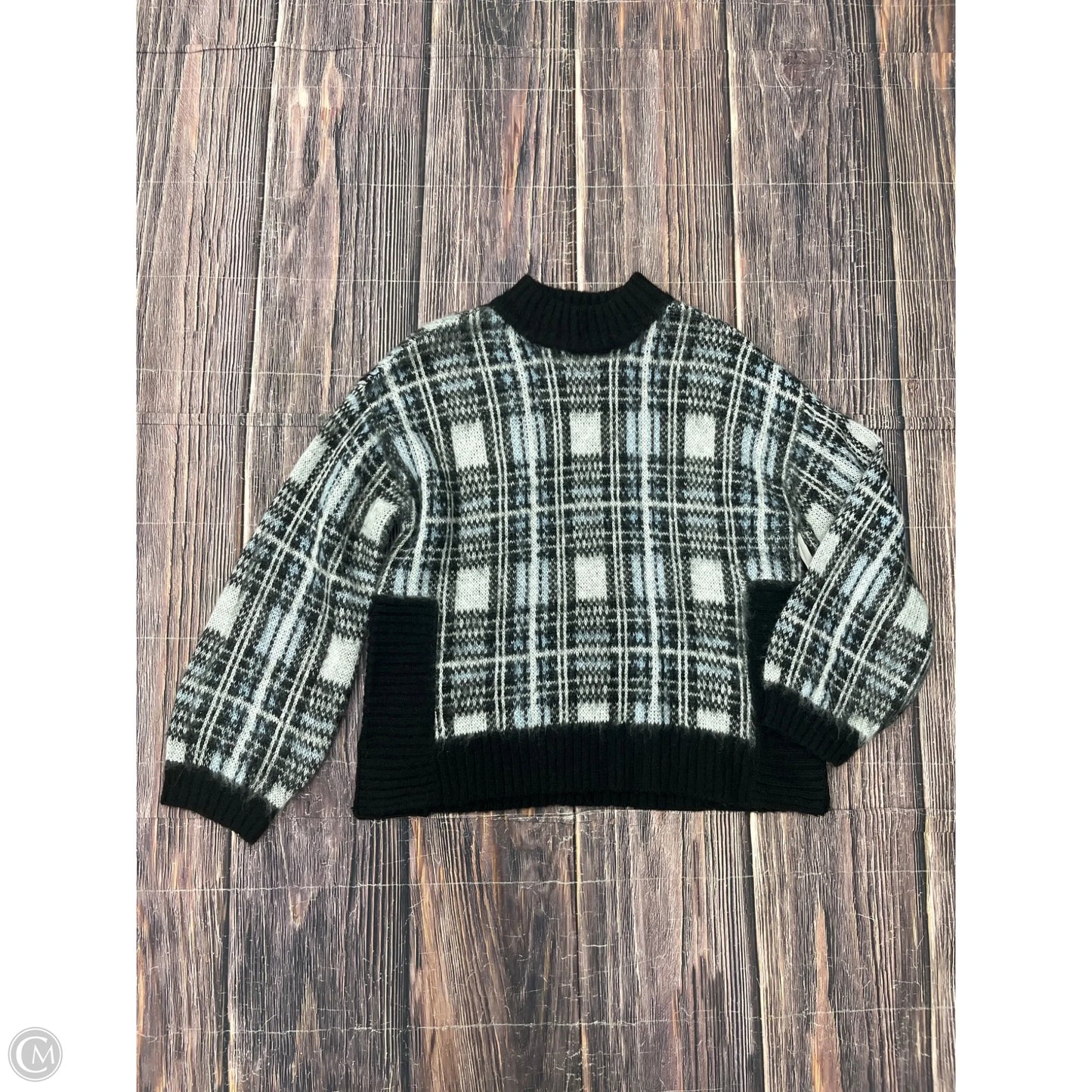 Sweater By Nine West In Grey, Size: L