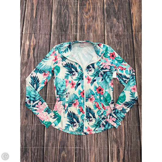 Athletic Jacket By Tommy Bahama In Floral Print, Size: S