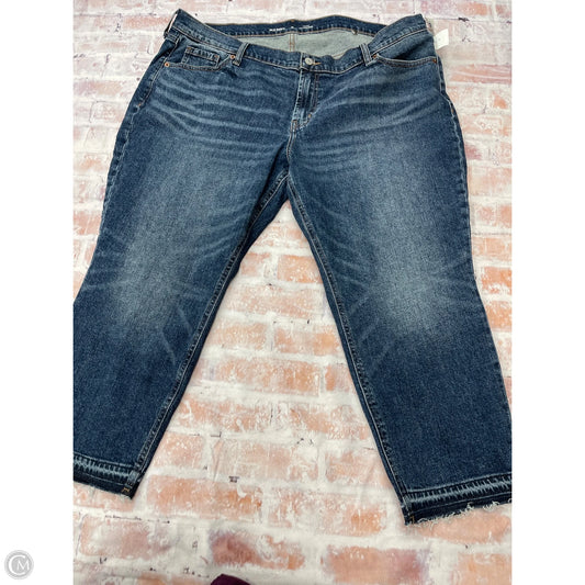 Jeans Boyfriend By Old Navy In Blue Denim, Size: 18