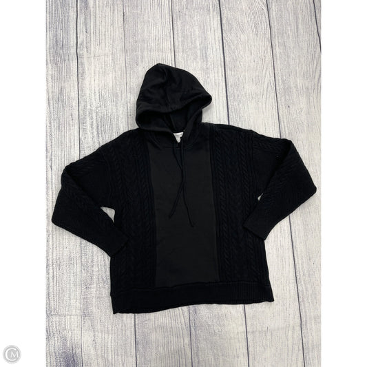 Sweatshirt Hoodie By Liz Claiborne In Black, Size: Xl