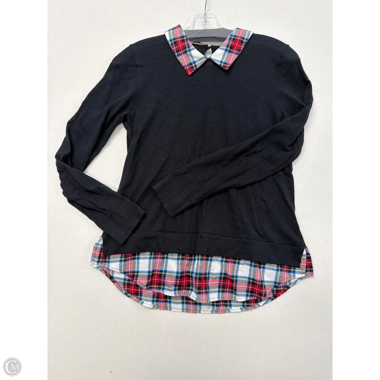 Top Long Sleeve By J. Crew In Black, Size: S