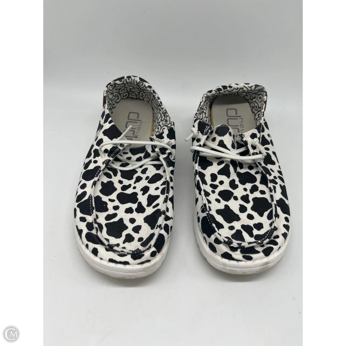 Shoes Flats By Hey Dude In Animal Print, Size: 9