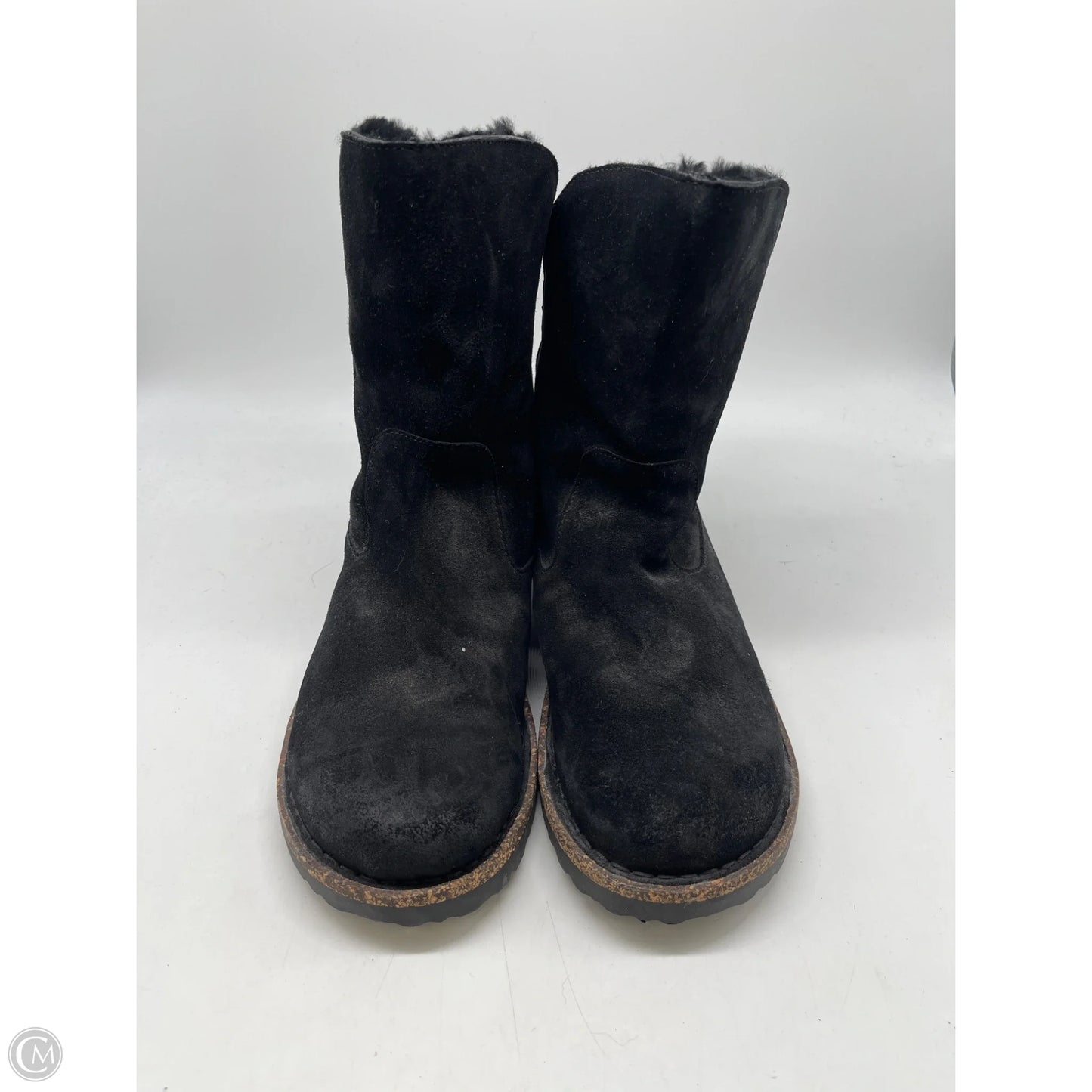 Boots Mid-calf Flats By Birkenstock In Black, Size: 10