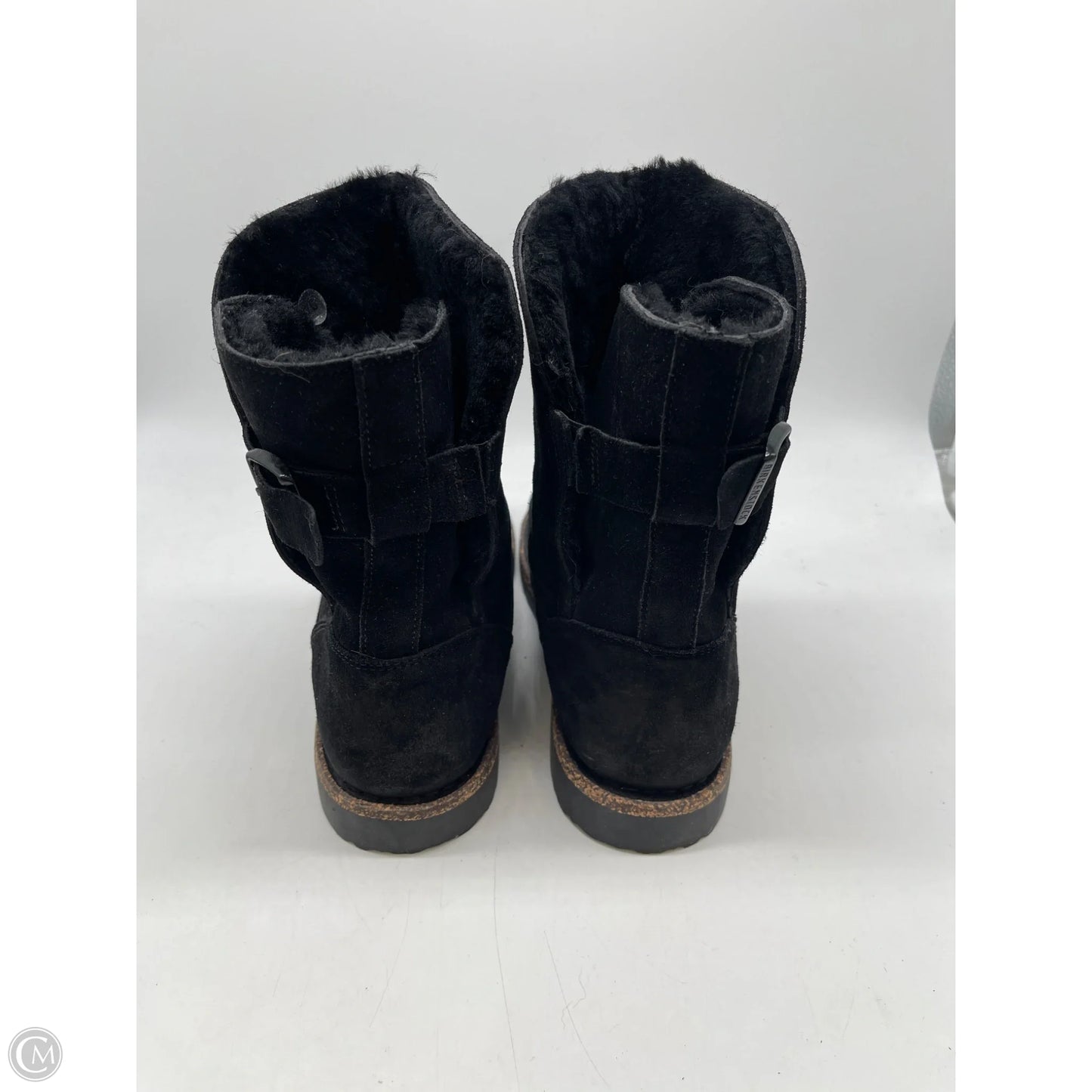 Boots Mid-calf Flats By Birkenstock In Black, Size: 10