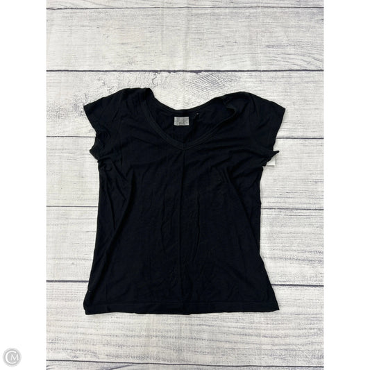 Athletic Top Short Sleeve By Athleta In Black, Size: M