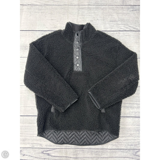 Jacket Fleece By Athleta In Black, Size: L