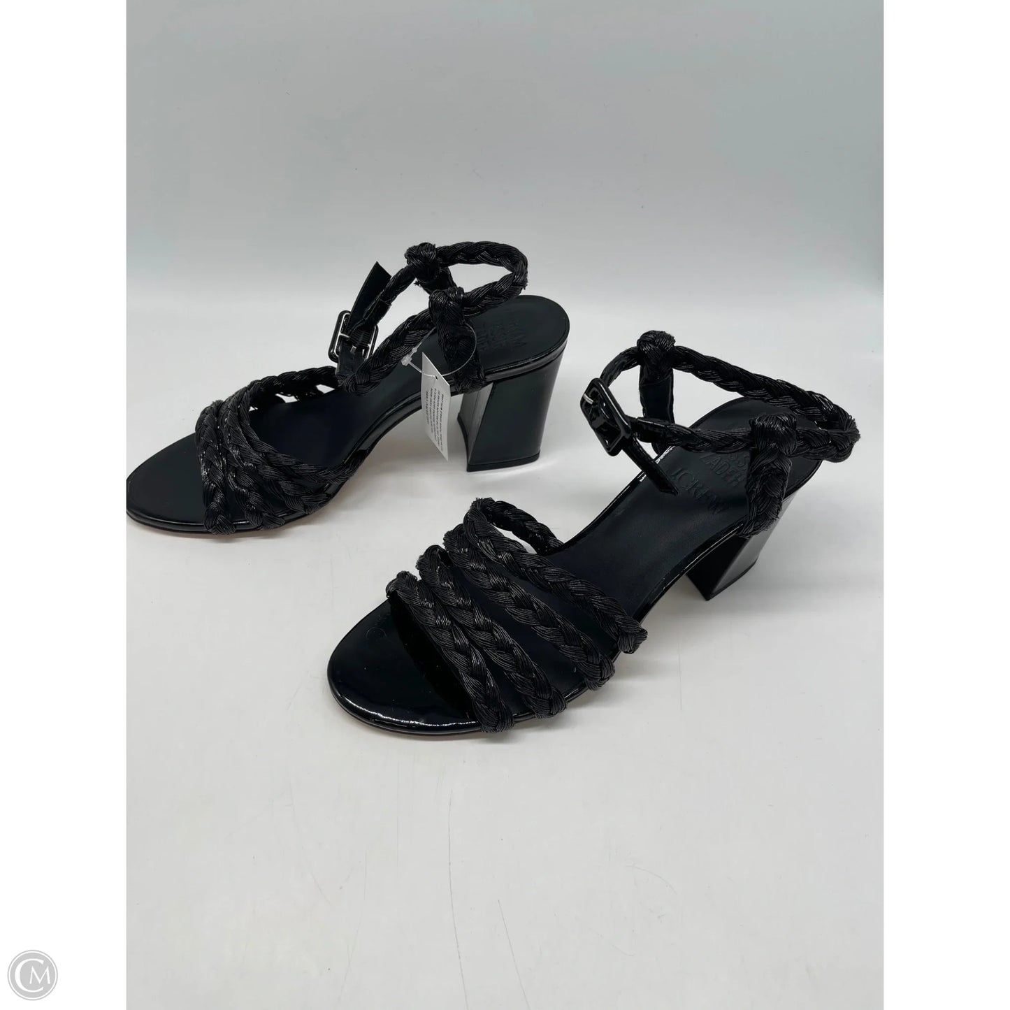 Sandals Heels Block By J. Crew In Black, Size: 9