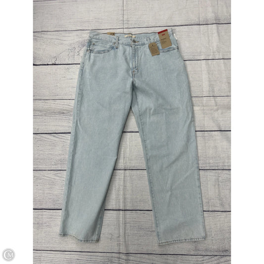 Jeans Wide Leg By Levis In Blue Denim, Size: 14