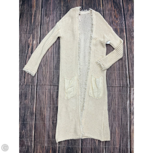 Sweater Cardigan By Free People In Cream, Size: Xs