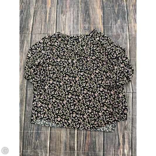 Top Long Sleeve By Torrid In Black, Size: 4x
