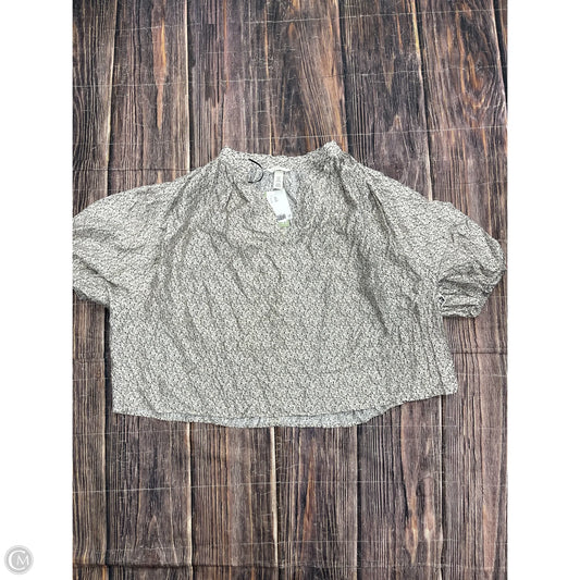 Top Long Sleeve By H&m In Floral Print, Size: 4x