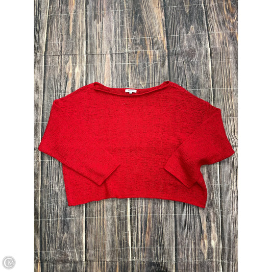 Sweater By Madewell In Red, Size: 1x
