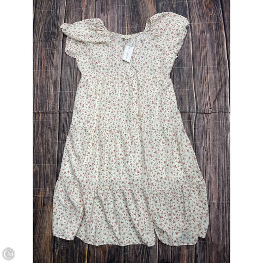 Dress Casual Maxi By Clothes Mentor In Cream, Size: 3x