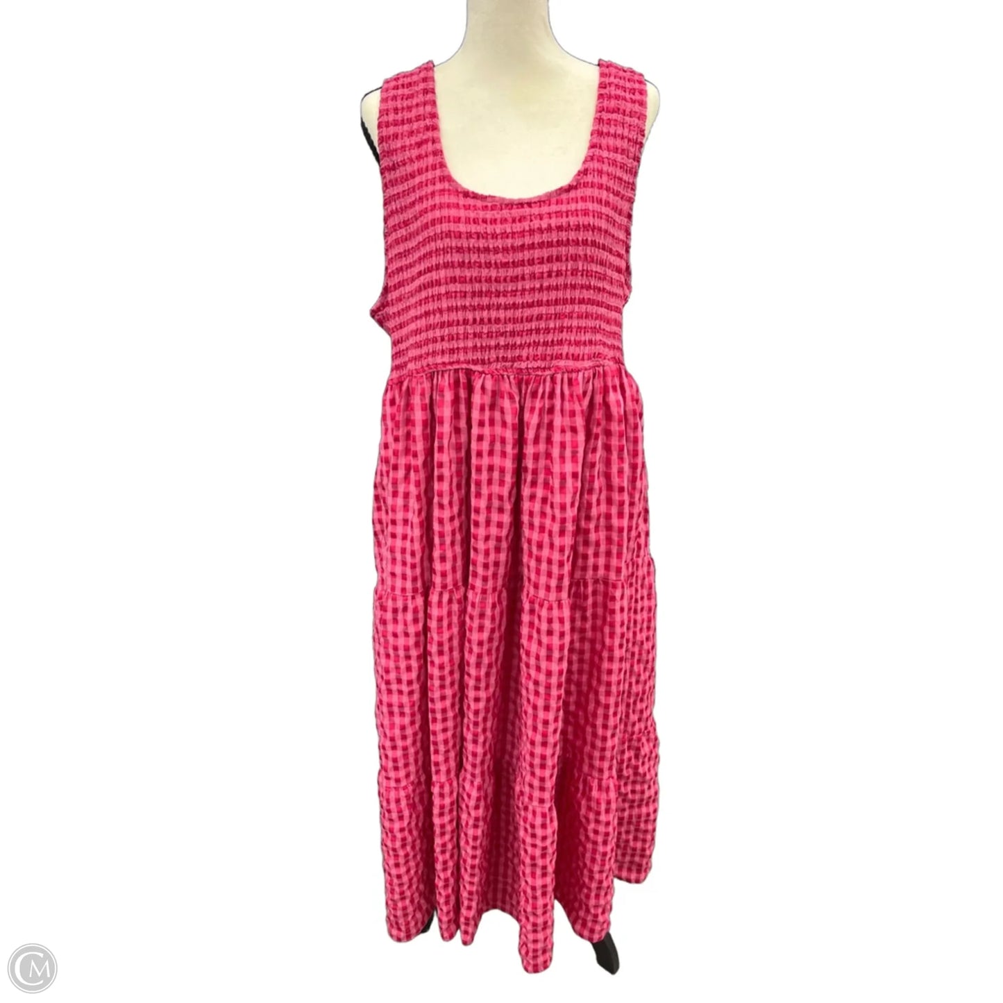 Dress Casual Maxi By Clothes Mentor In Pink, Size: 3x
