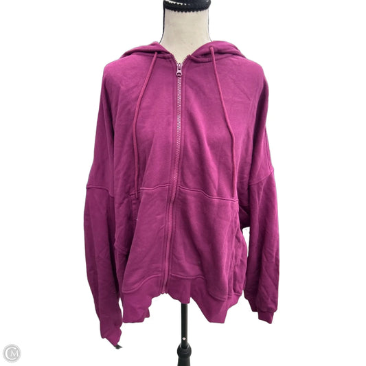 Sweatshirt Hoodie By Old Navy In Purple, Size: 4x