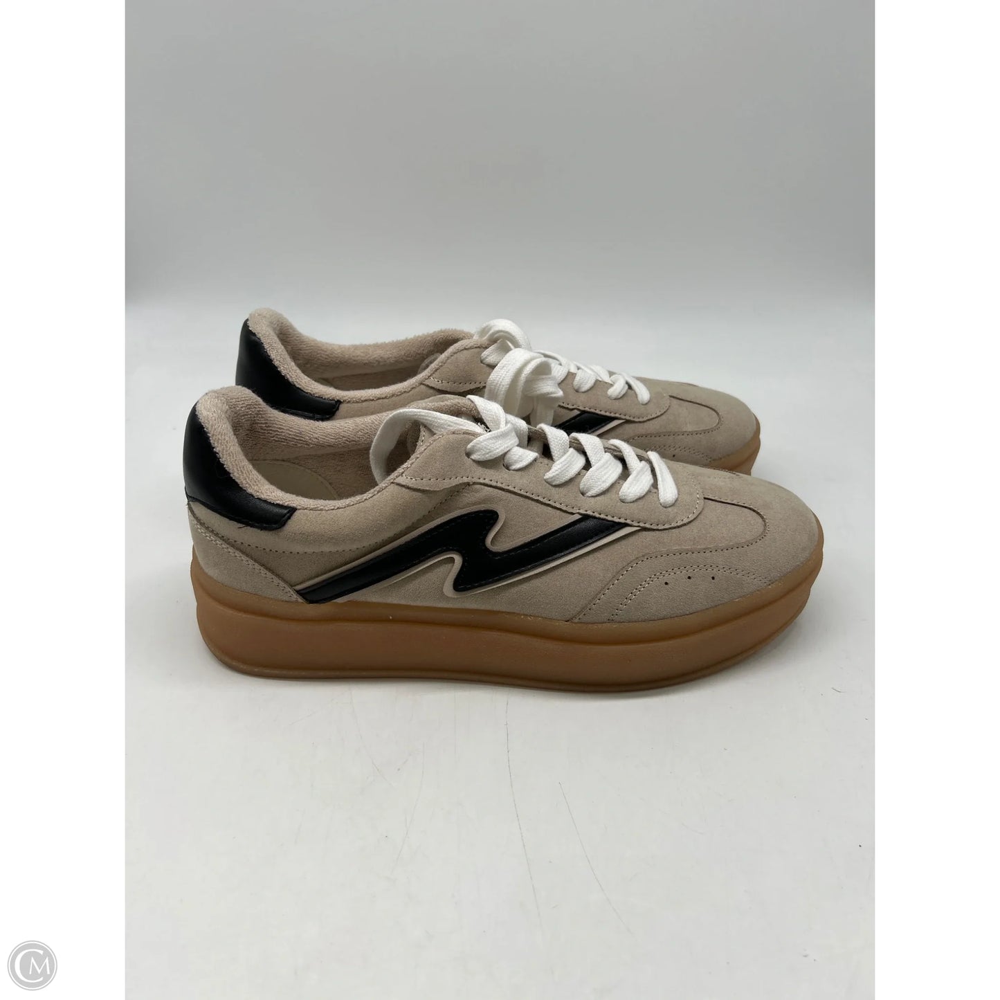 Shoes Sneakers By Madden Girl In Black & Brown, Size: 8.5