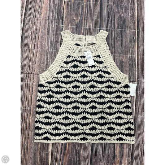 Tank Top By Loft In Black & Tan, Size: M