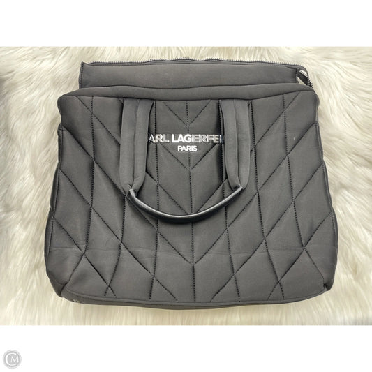Tote Designer By Karl Lagerfeld, Size: Large