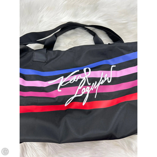 Duffle And Weekender Designer By Karl Lagerfeld, Size: Large
