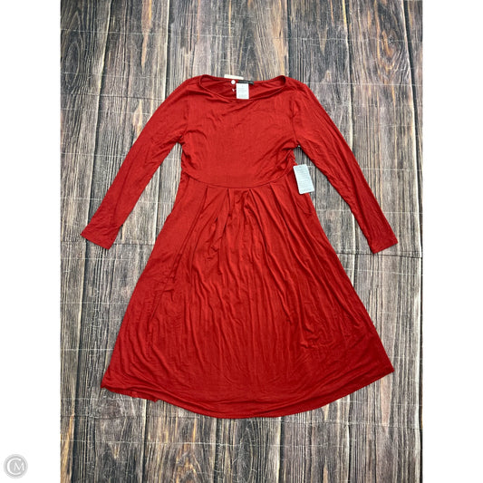 Dress Casual Midi By West Kei In Orange, Size: S
