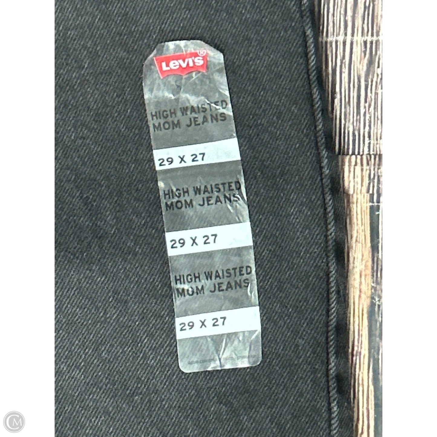 Jeans Straight By Levis In Black, Size: 8