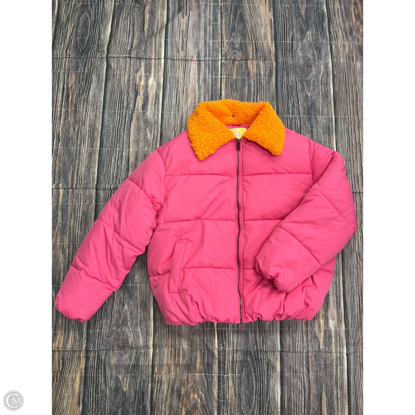 Jacket Puffer & Quilted By Urban Outfitters In Pink, Size: S