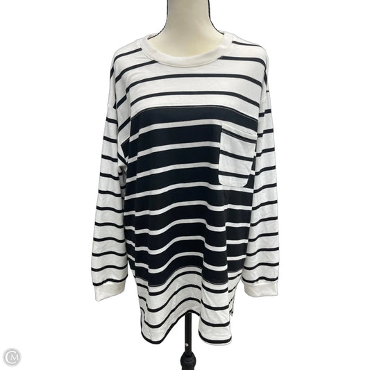 Top Long Sleeve By Cato In White, Size: 1x