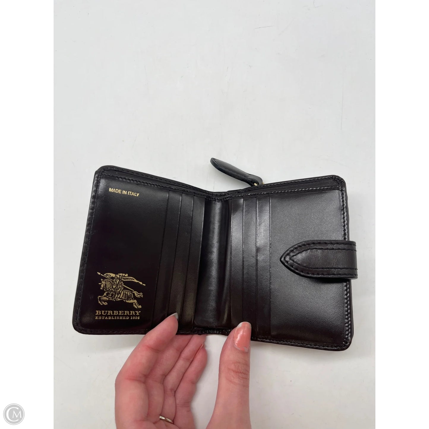 Wallet Luxury Designer By Burberry, Size: Medium