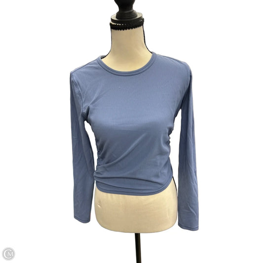 Athletic Top Long Sleeve Crewneck By Lululemon In Blue, Size: 10