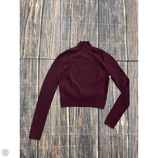 Top Long Sleeve By Lululemon In Red, Size: M